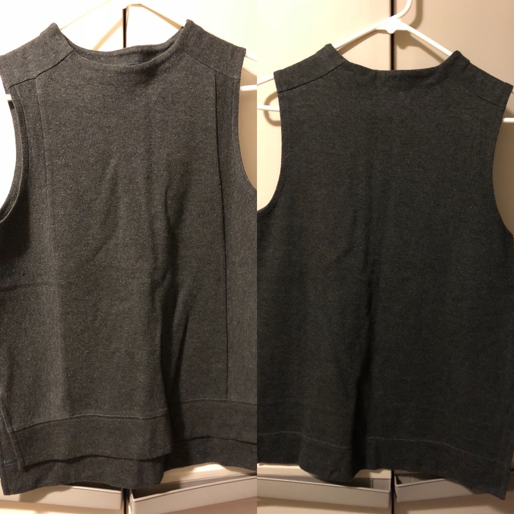 Madewell sleeveless top.